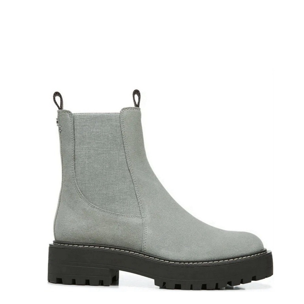 Sam Edelman Laguna Waterproof Lug Sole Chelsea Ankle Boot Mineral Green US 6.5